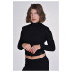 Target Γυναικεία μακρυμάνικη μπλούζα Turtleneck Crop Top Long Sleeve "Rib Viscose"